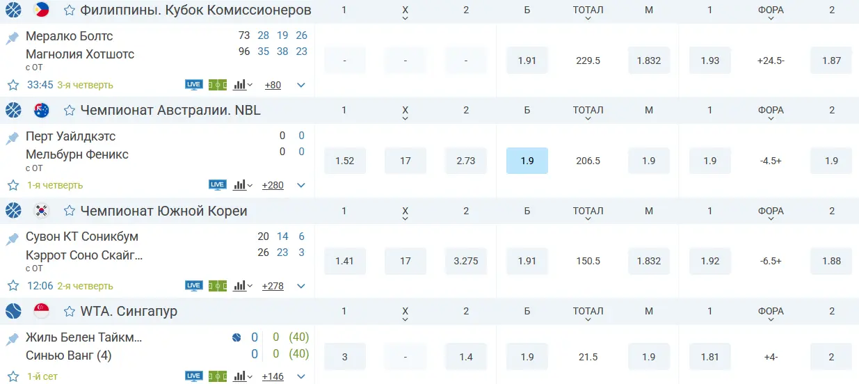 Как делать 1xBet live ставки